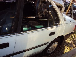 1992 HONDA ACCORD DX, 2.2L AUTO SDN, COLOR WHITE, STK A15194
